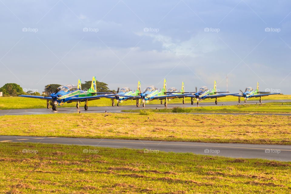 Brazilian Air Force Acrobatic Team "Esquadrilha da Fumaça" 