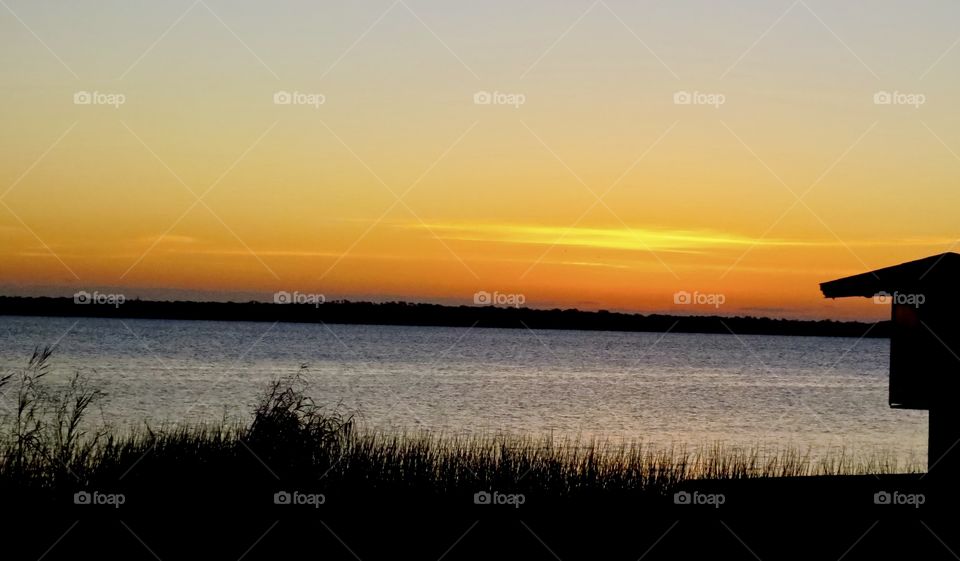 Sunrise on the river