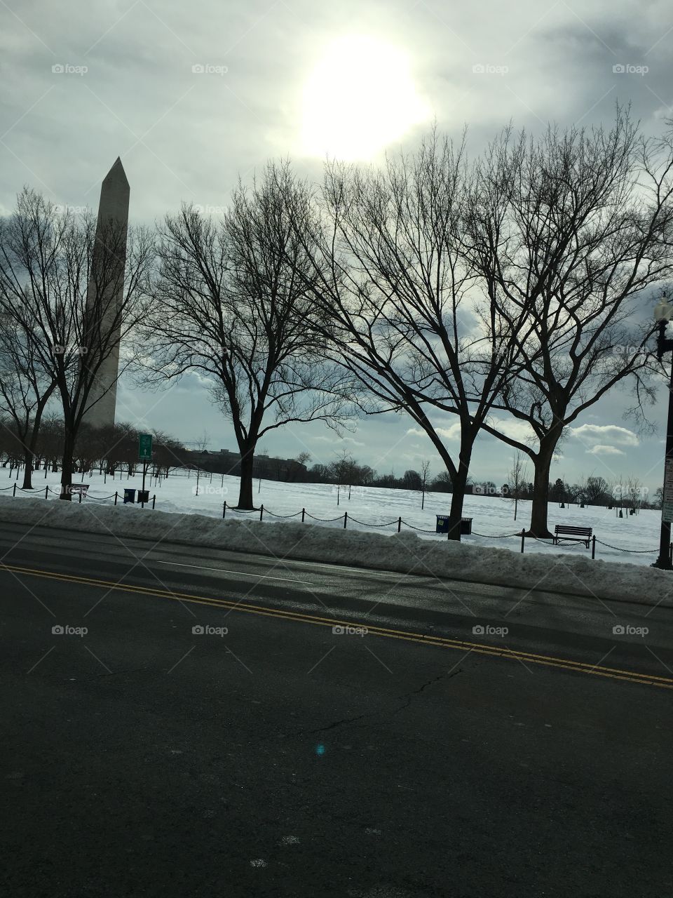 Washington DC blizzard afterwards 