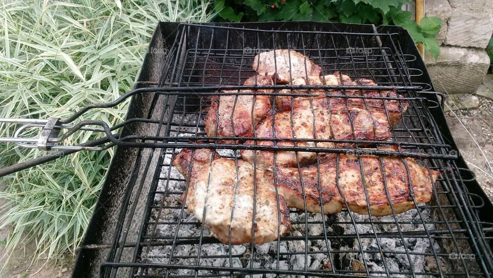 delicious grilled pork