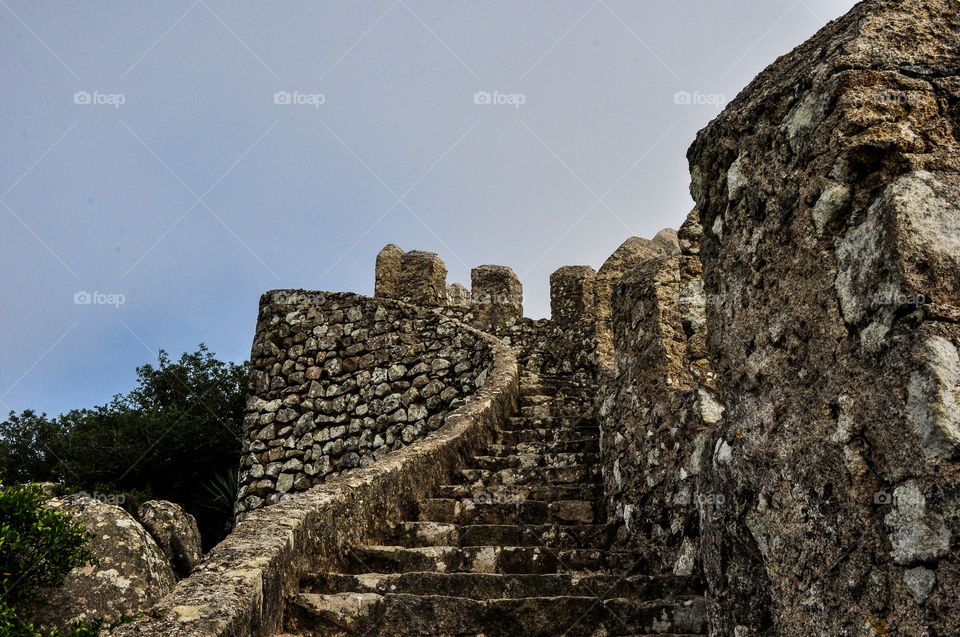 The way up to the castle