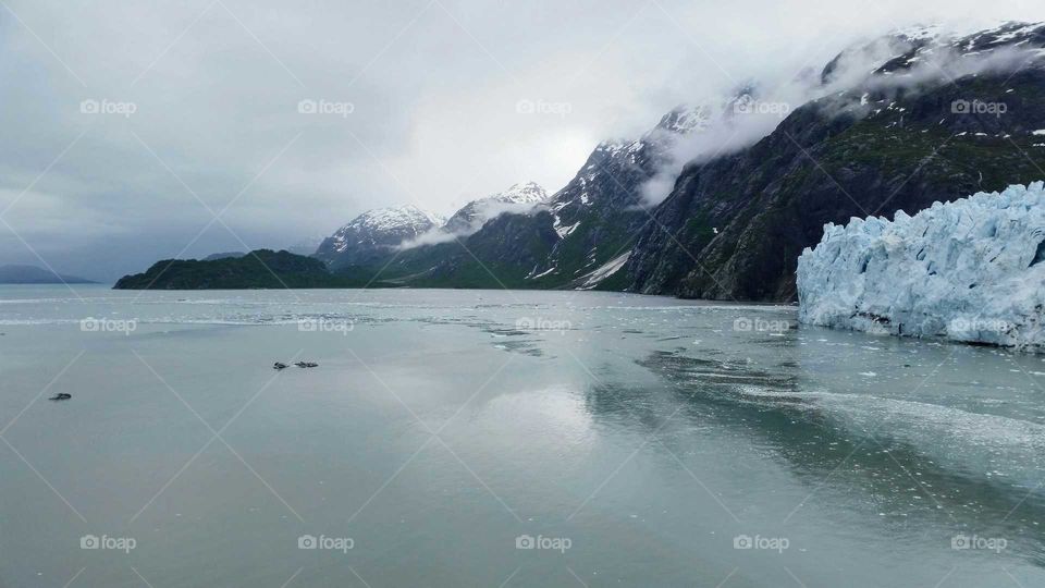 Alaska cruise iceberg