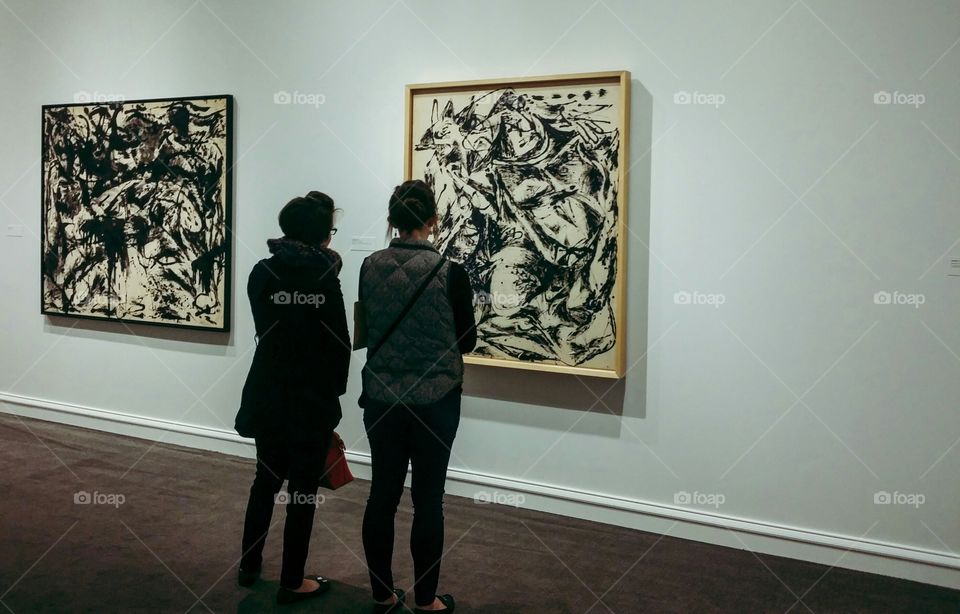 Looking at Pollock