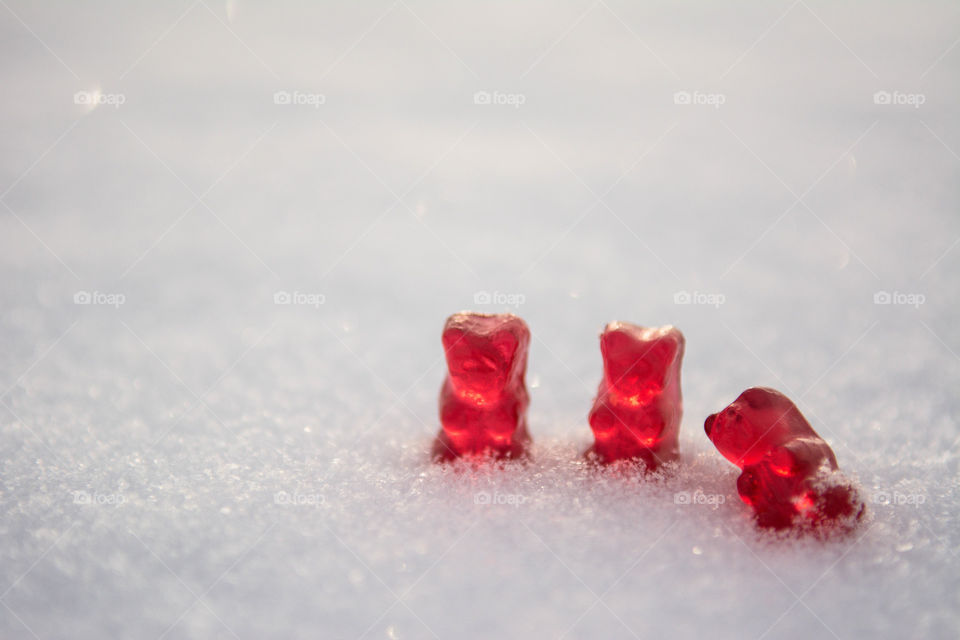 Red jelly bears