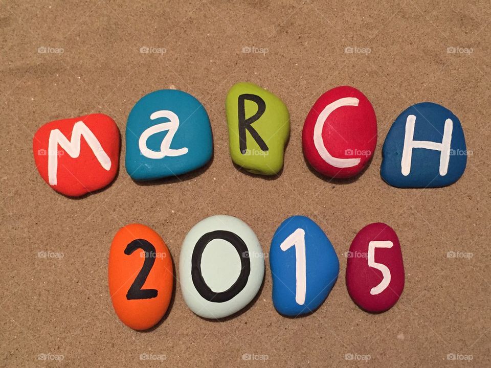 March 2015 on colored stones 