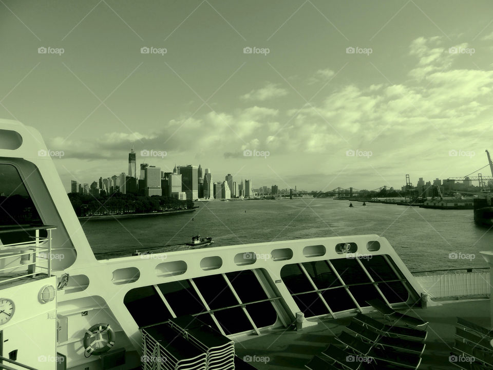 sky skyline skyscraper cloud by graham.harris