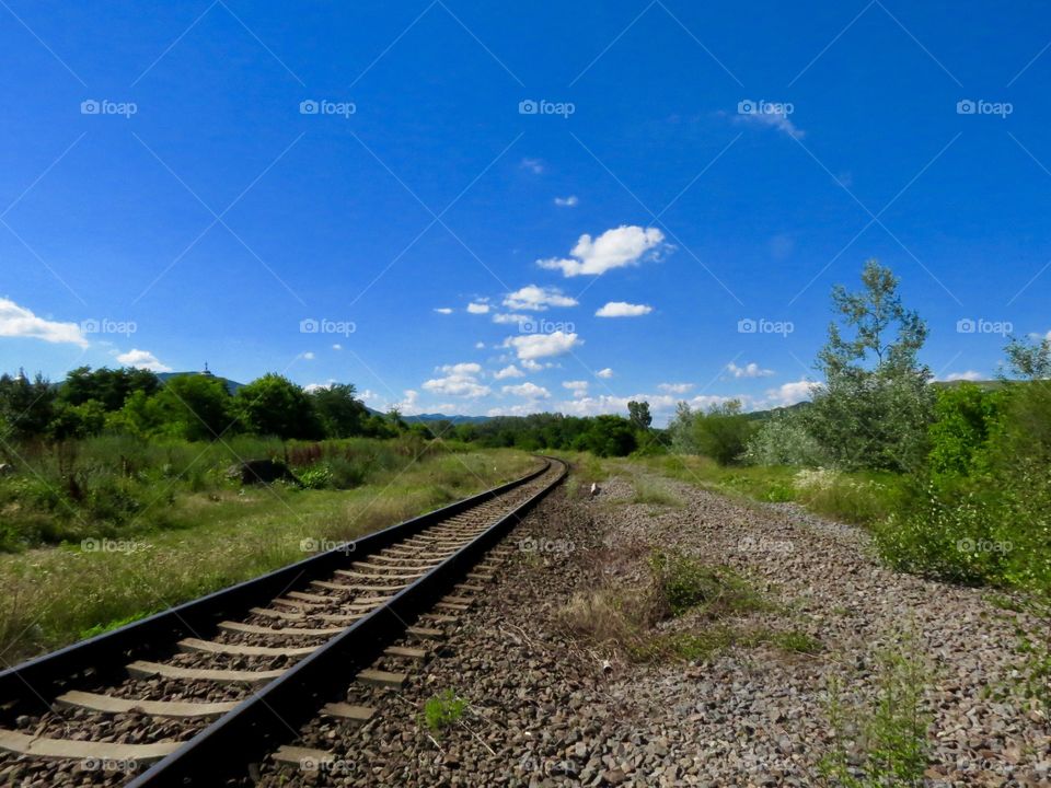 Track, Railway, No Person, Locomotive, Travel