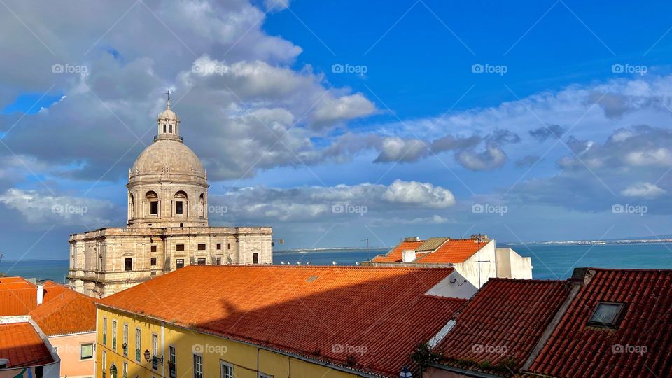 The viewpoints of Lisbon, Portugal 