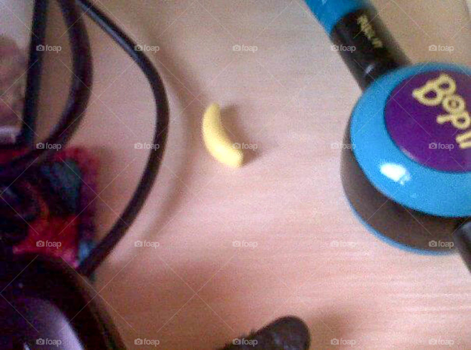 look what I found!. a lone banana Runts under my nightstand