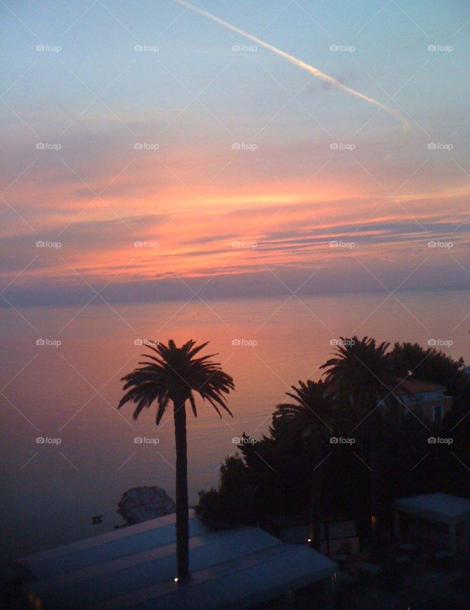 sunset in Capri