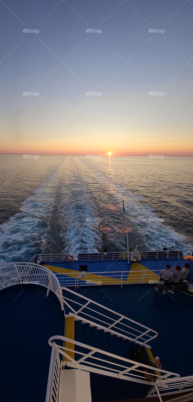 on board while sailing, because the nights are the most pleasant