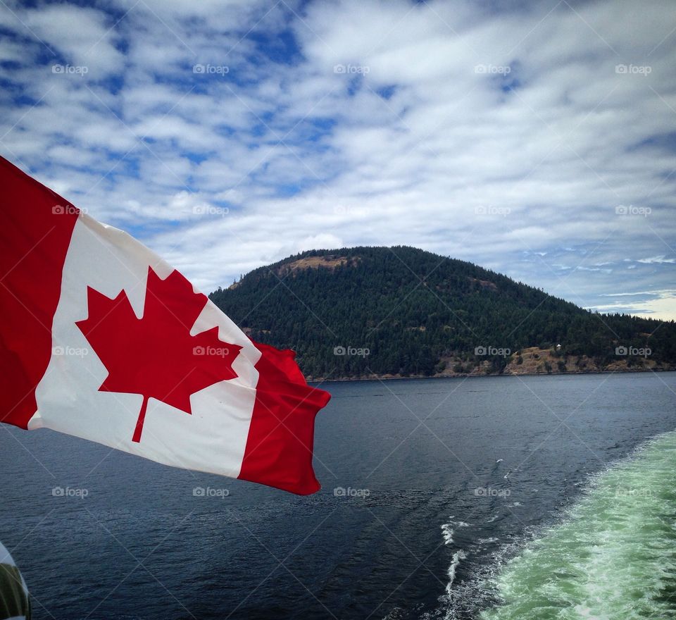 BC ferry to Vancouver island is so beautiful! 