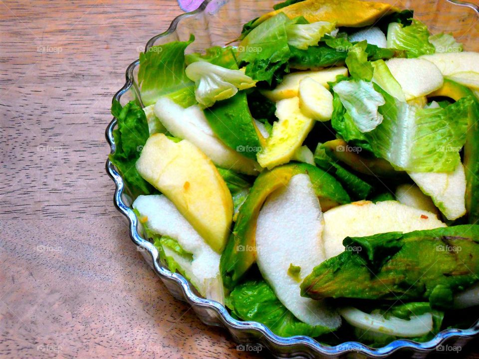 fresh fruit and vegetable salad