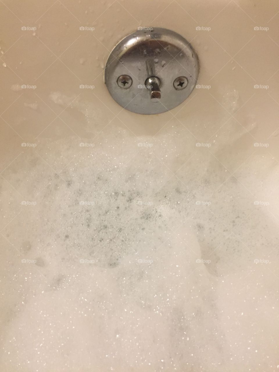 Bubble party in the bath tub 