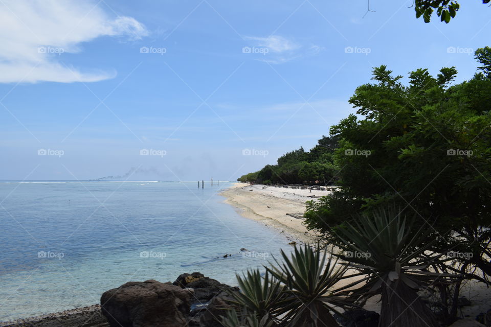 natural beach of lombok