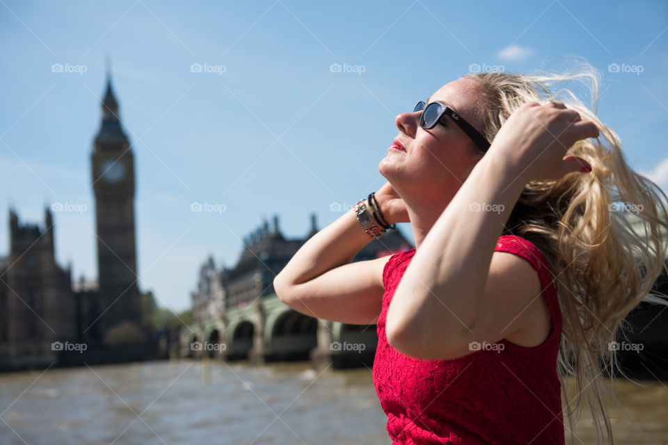 Portrait of young woman