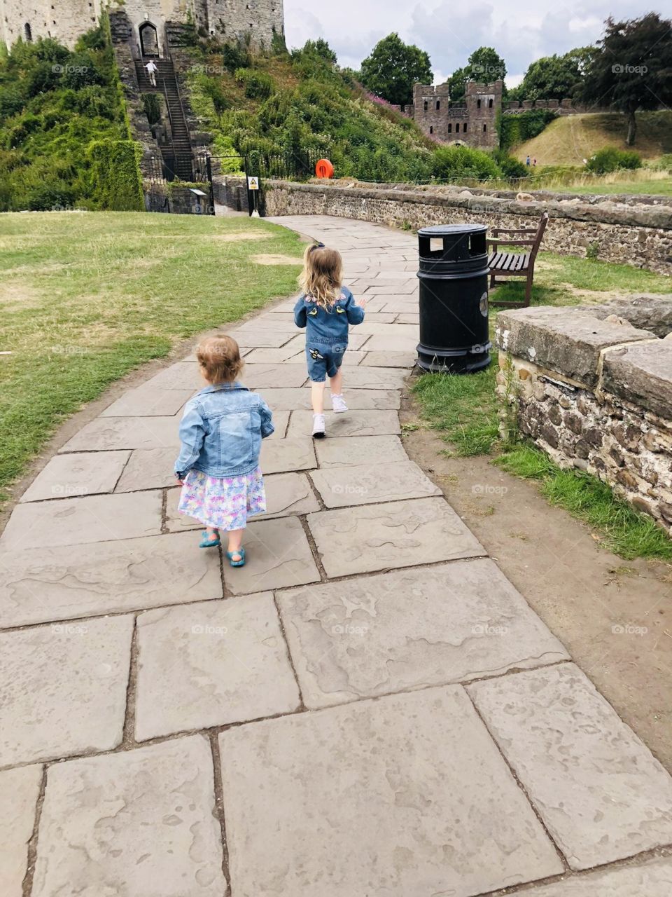 Inside the grounds of Cardiff Castle ‘ South Wales ‘ uk 🇬🇧