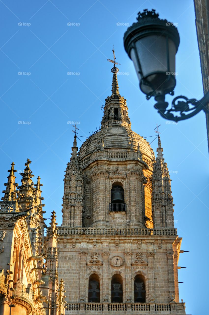 Tower of Salamanca cathedral. Tower of Salamanca cathedral, Spain.