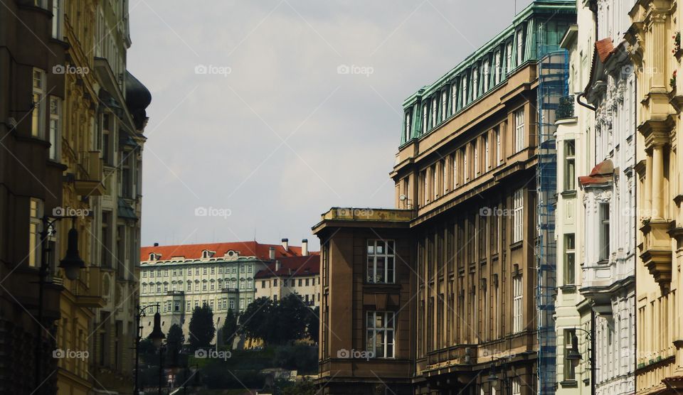 The beautiful architecture of Prague.
