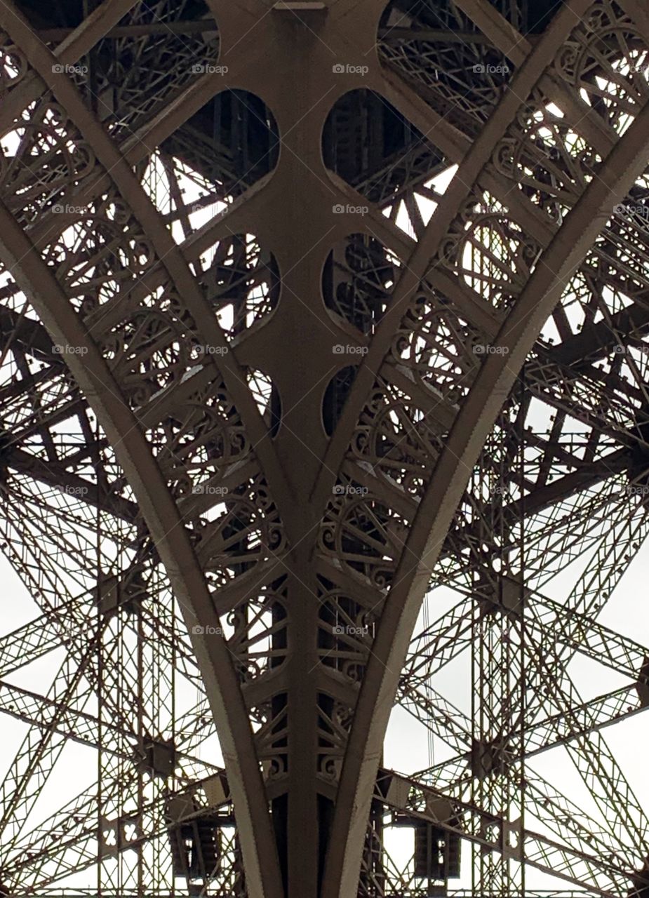 Inside the Eiffel Tower