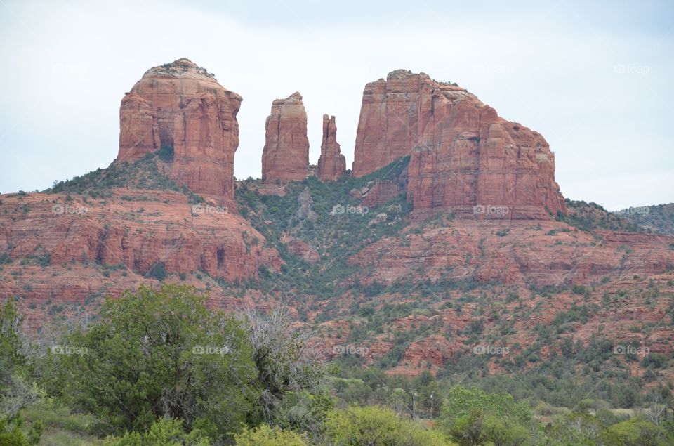 Cathedral Rock in Sedona. Cathedral Rock in Sedona, Arizona USA
