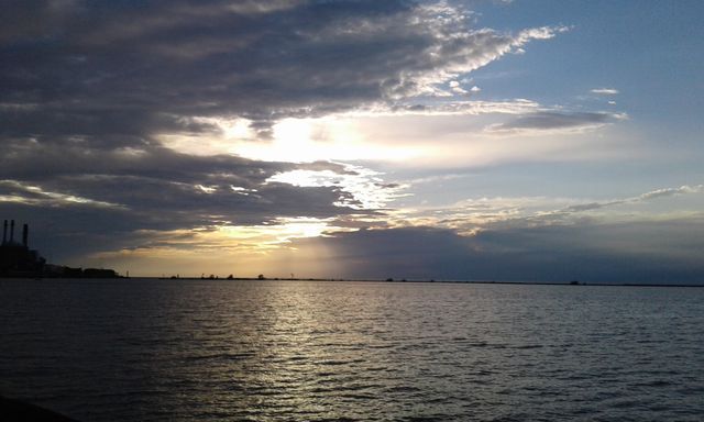 Such beautiful sunsets off the water. I'm in heaven!