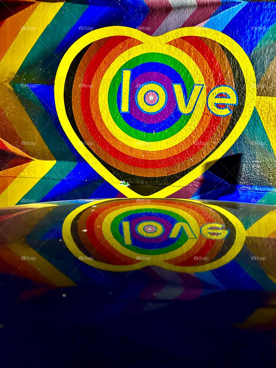 Color Explosion - Colorful circle of Love and reflection - Boldly and lexpressing myself through color since color is all around us in many different forms. Vibrant and varied mix of vibrant colors.