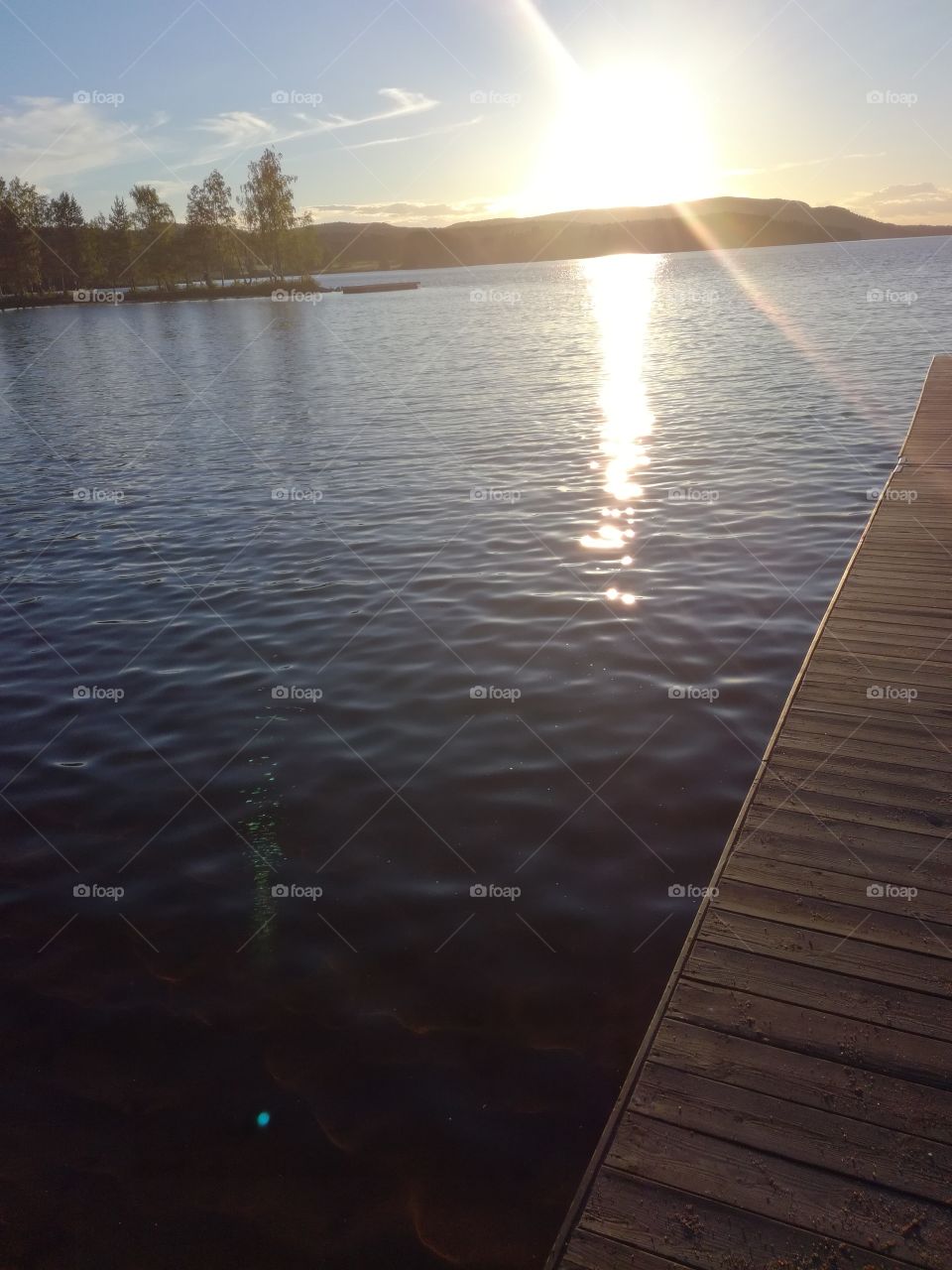 Water, Sunset, Dawn, Lake, Reflection