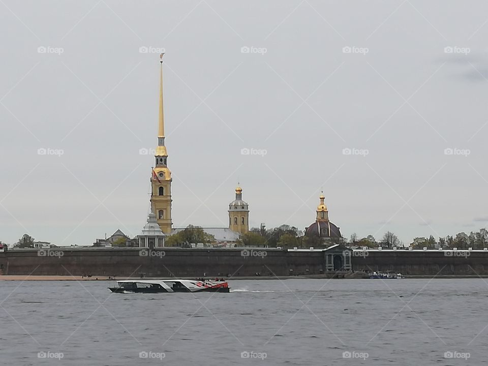 Petropavlovskay krepost Neva St. Peterburg