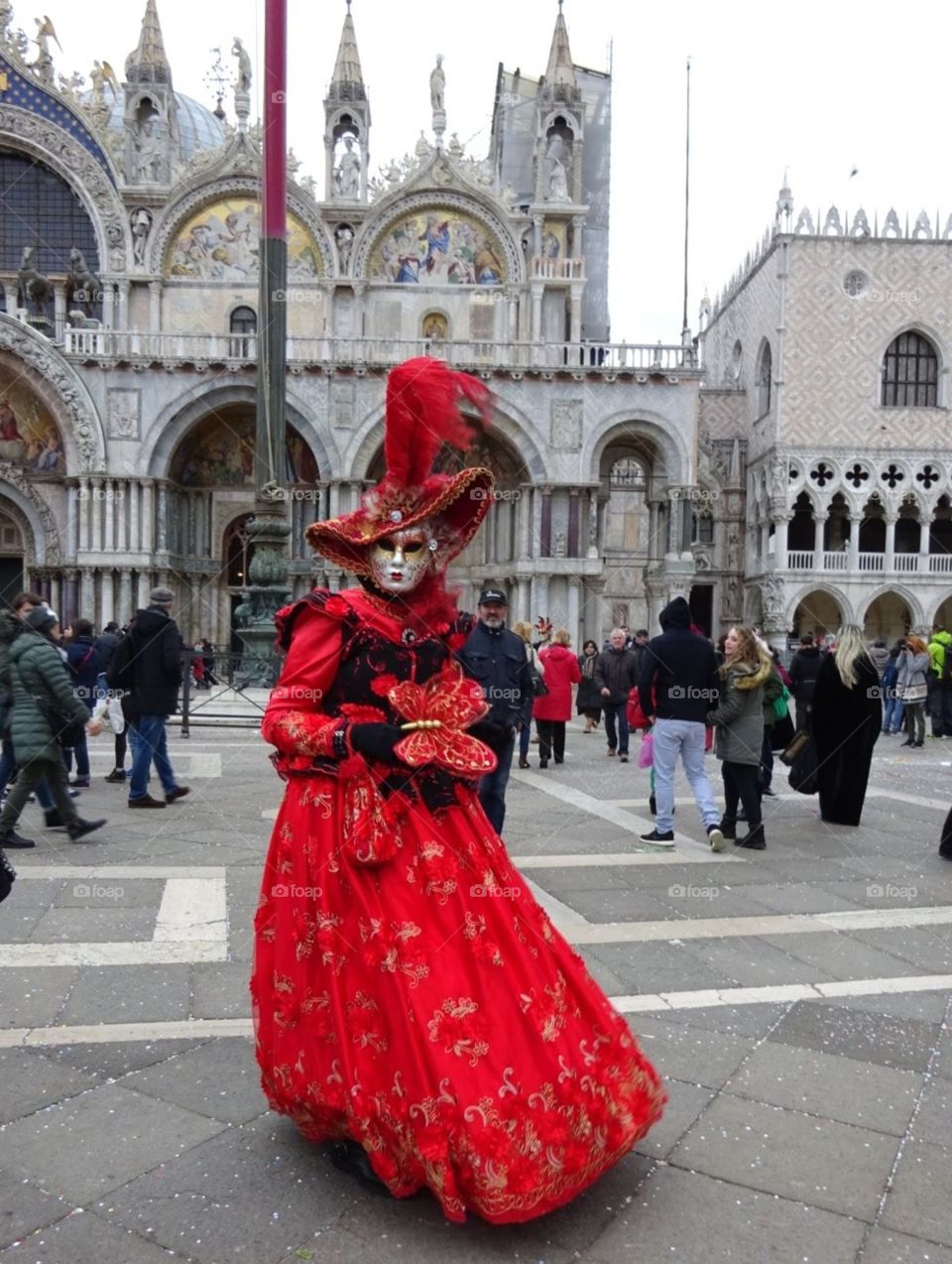 Masquerade ball st marks square Venice