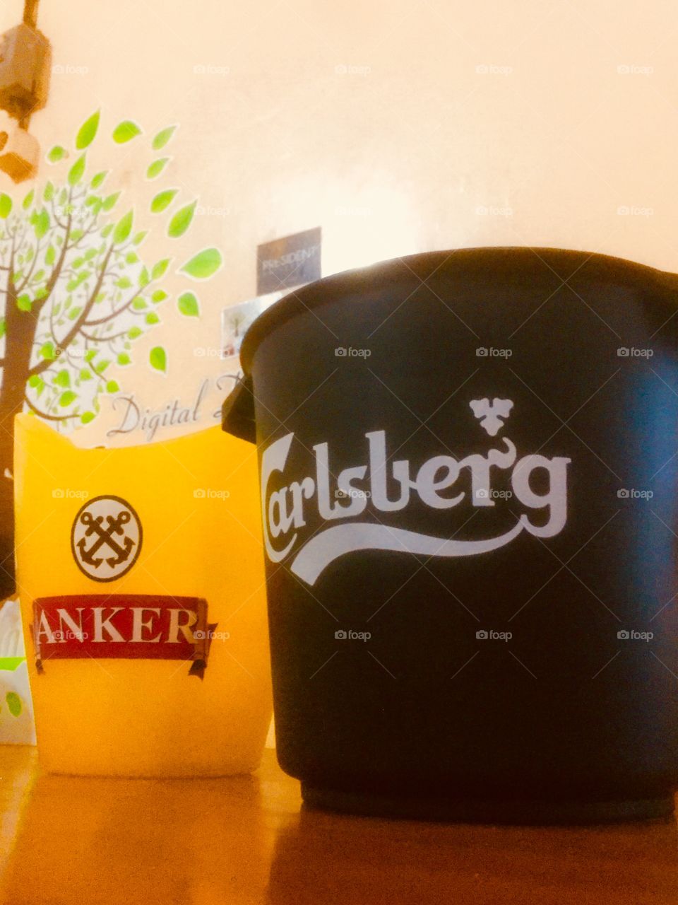 Carlsberg and anker cup