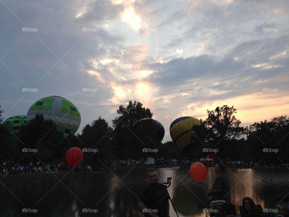 Sunset balloons 