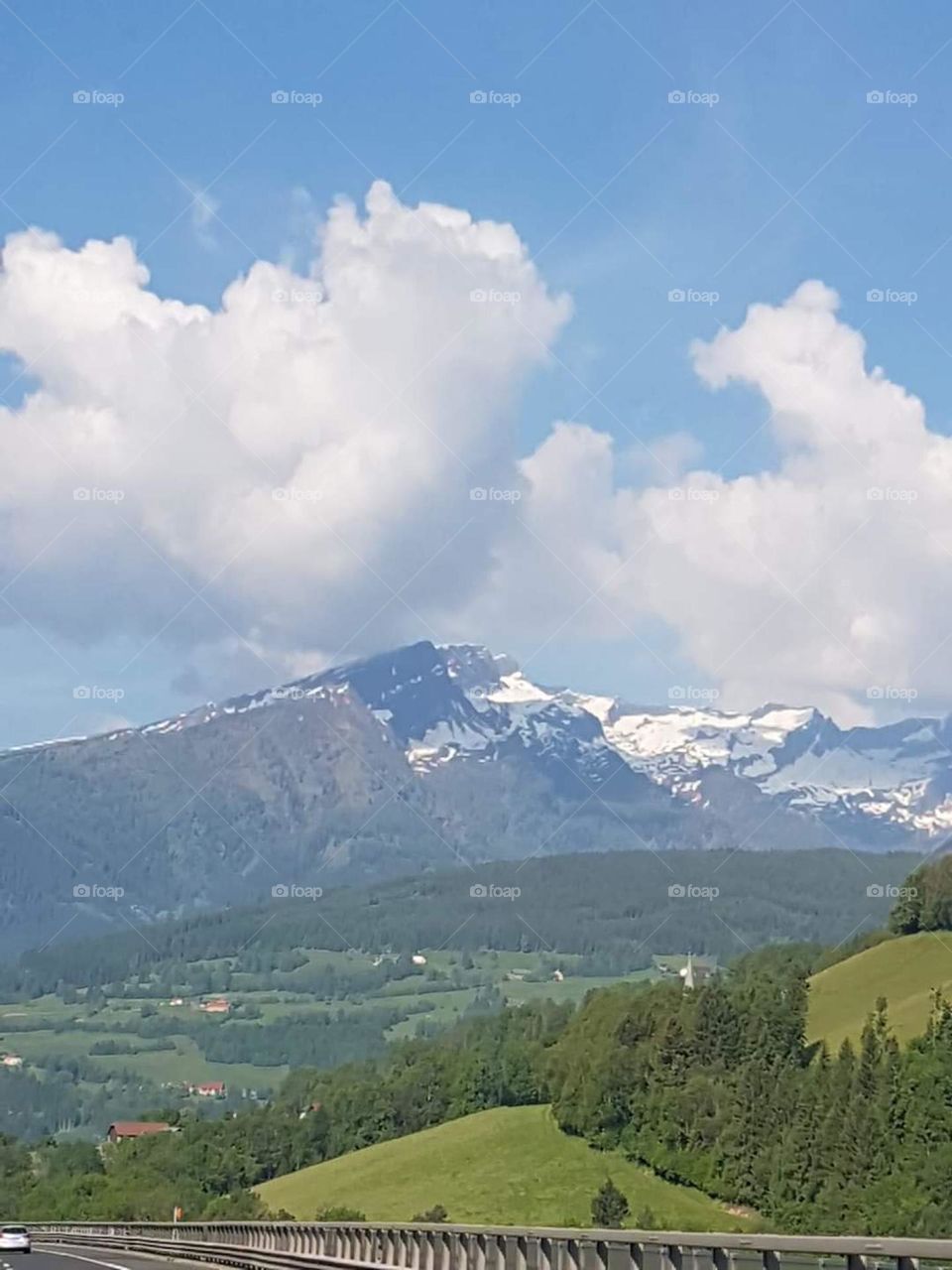 on the way to vacation in Austria