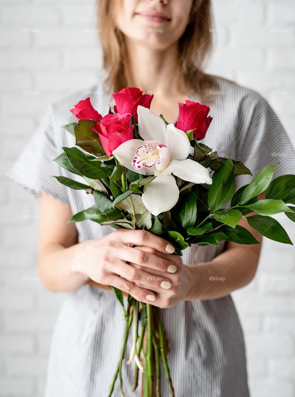 pink roses