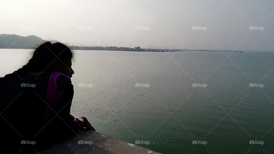 Just a click : shadow pic near Krishna dam