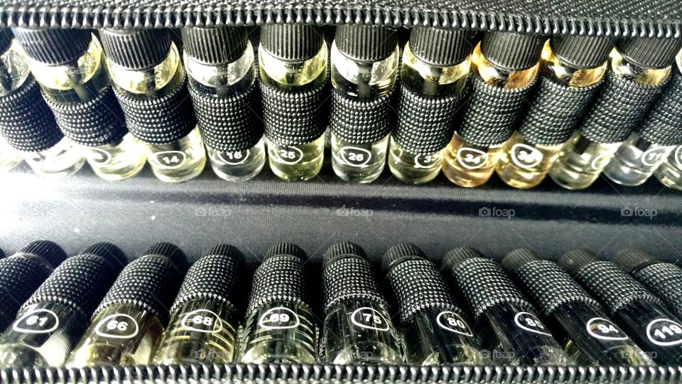 amostras de perfumes