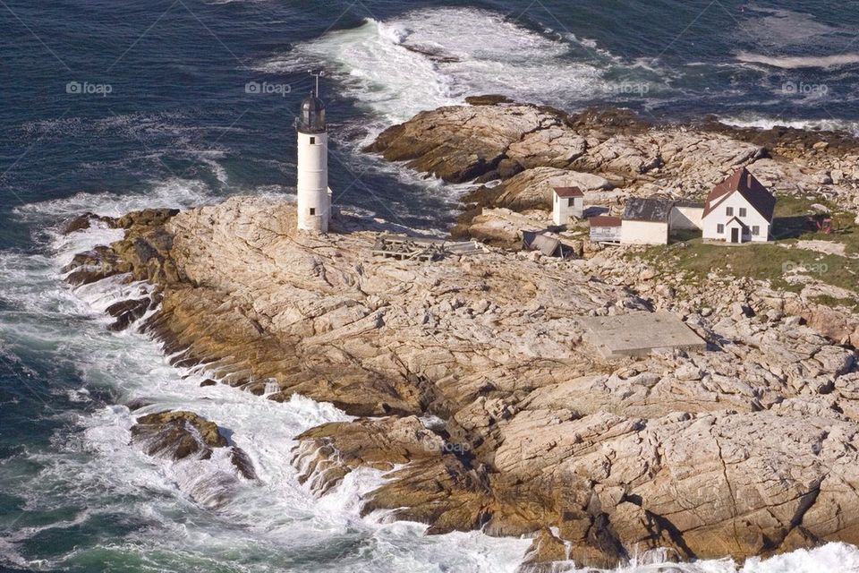 White Island Lighthouse aerial