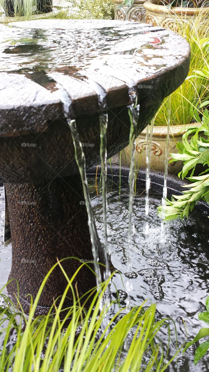 Garden fountain