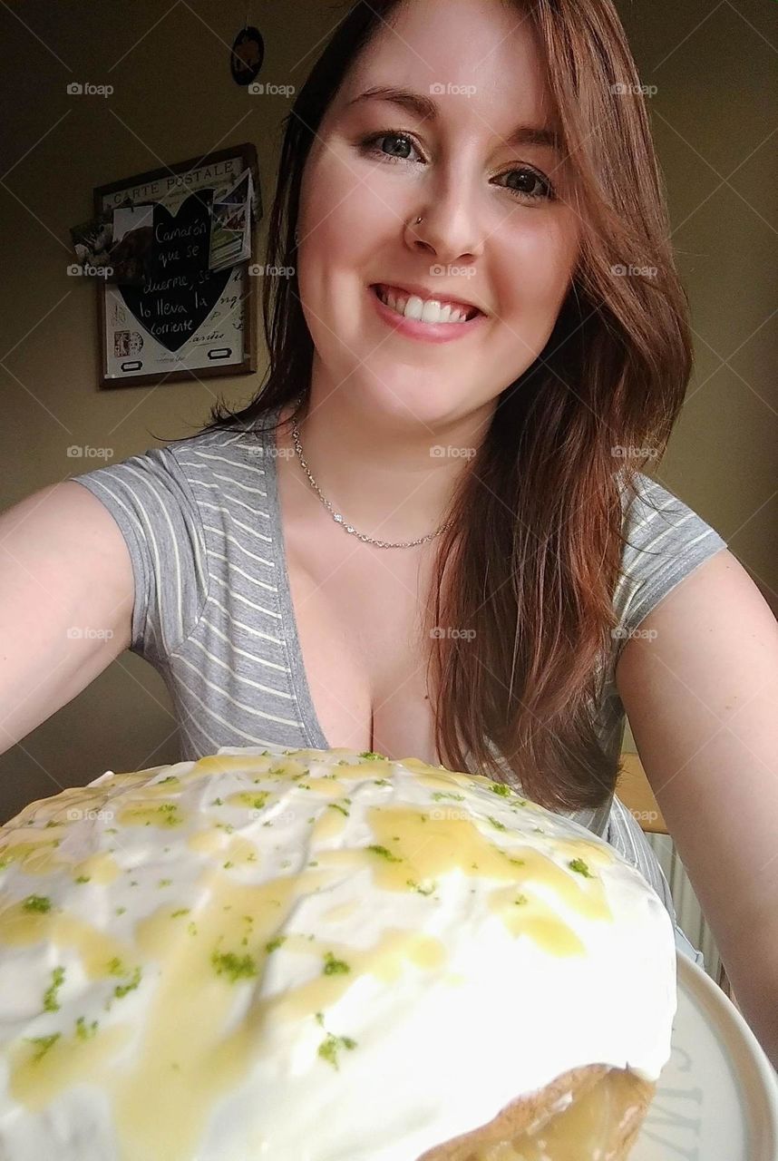 Cake selfie