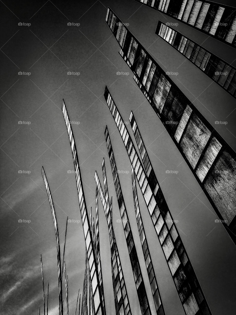 Black & white sky art