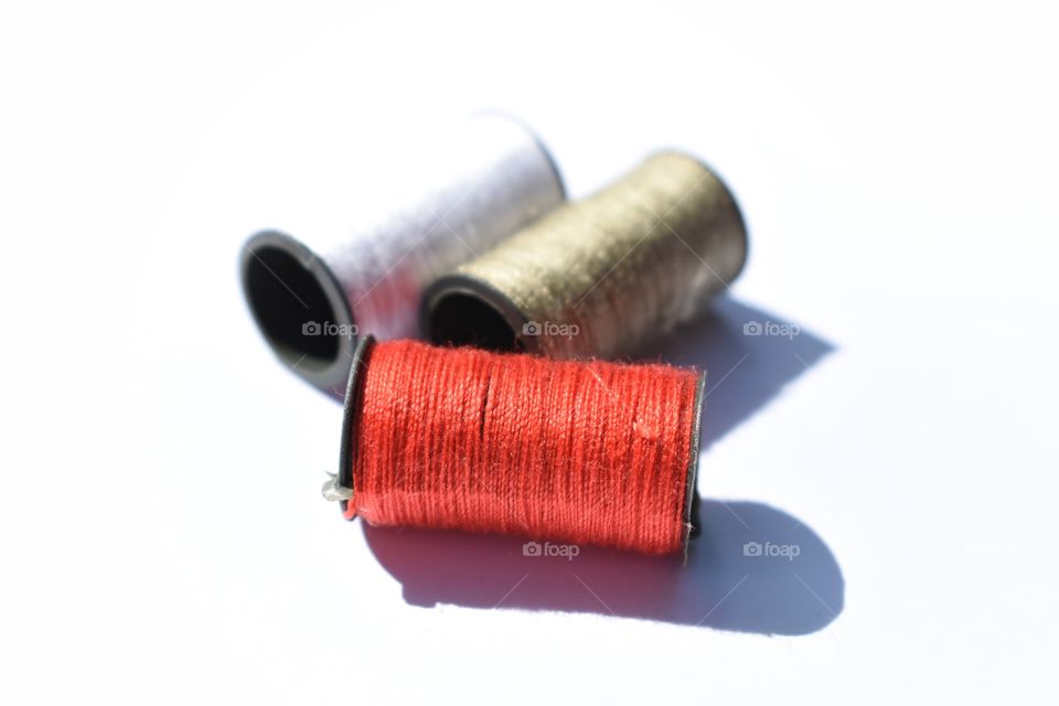 Spools of thread 