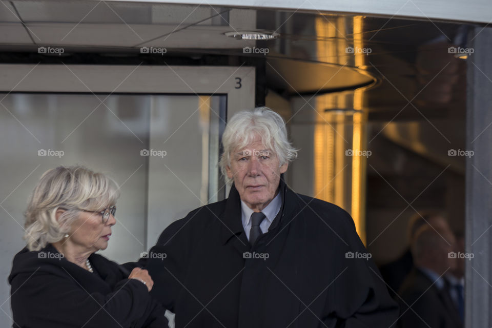 Paul Van Vliet At The Memorial Ceremony At The Concertgebouw At Amsterdam 27-10-2018 The Netherlands For The Death Of Wim Kok