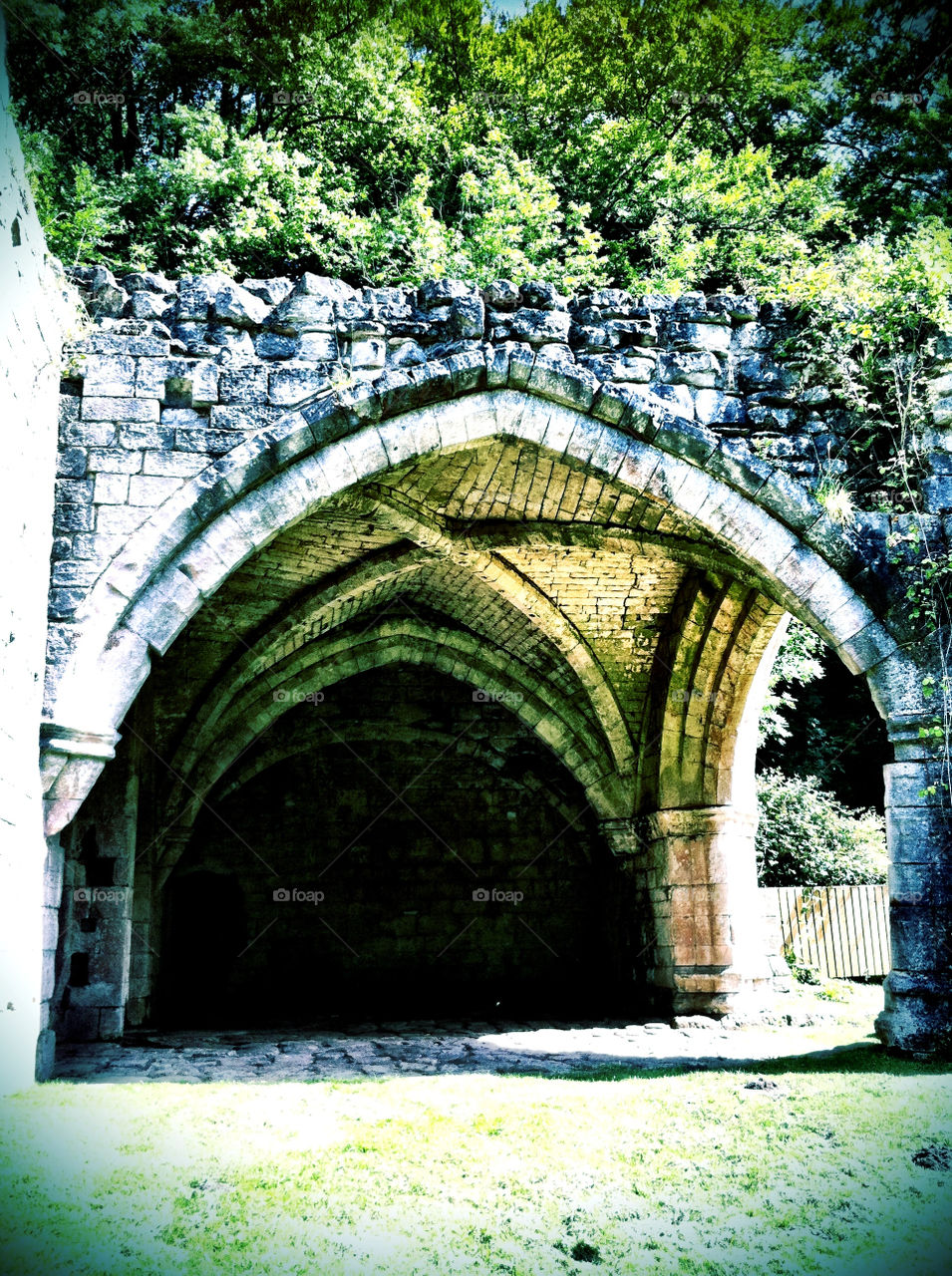 architecture old ruins arch by binkyboo