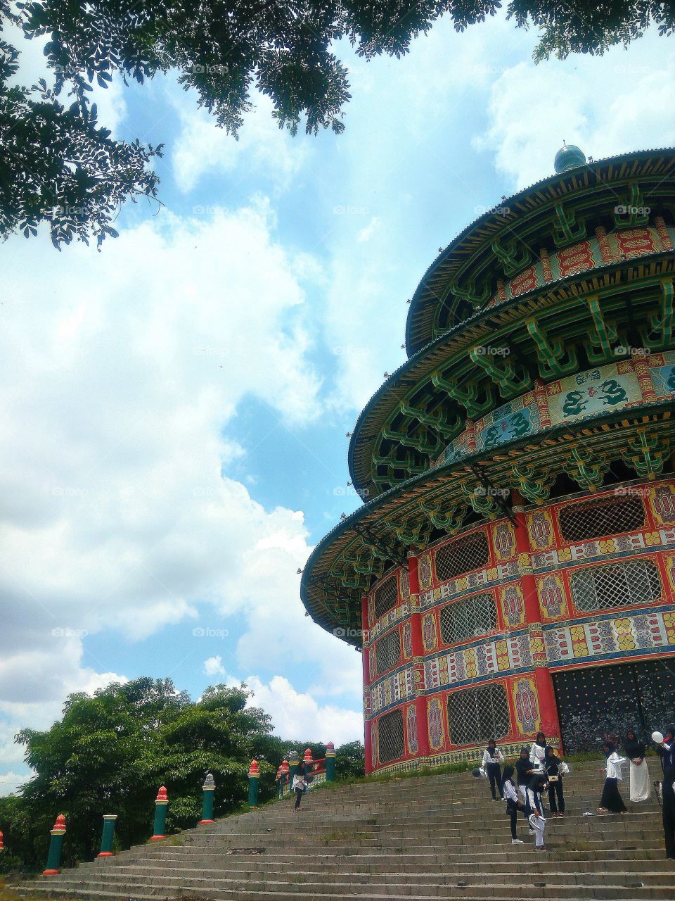 Chinese Pagoda, kenjeran, cerah