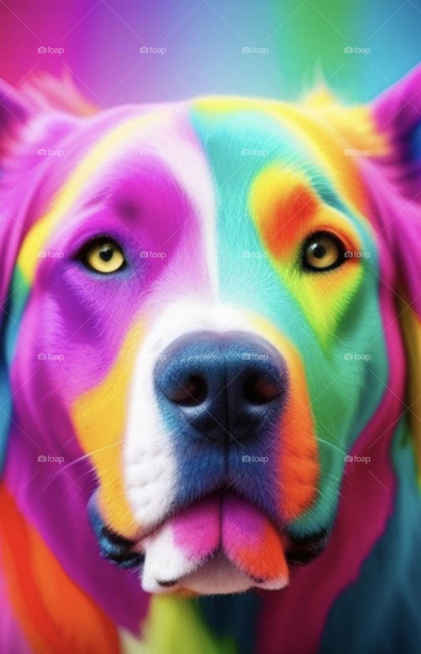 vibrant colors of the rainbow flag, representing the LGBTQ+ community