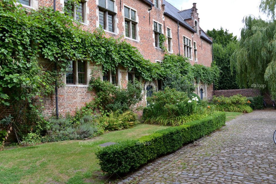 At the beguinage of Leuven
