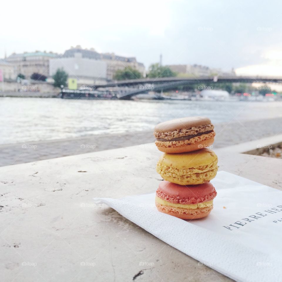 Macaroons on La Seine. 