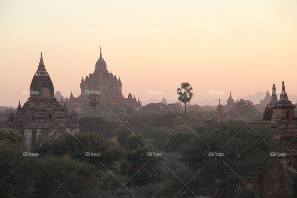 Sunset at Bagan Myanmar