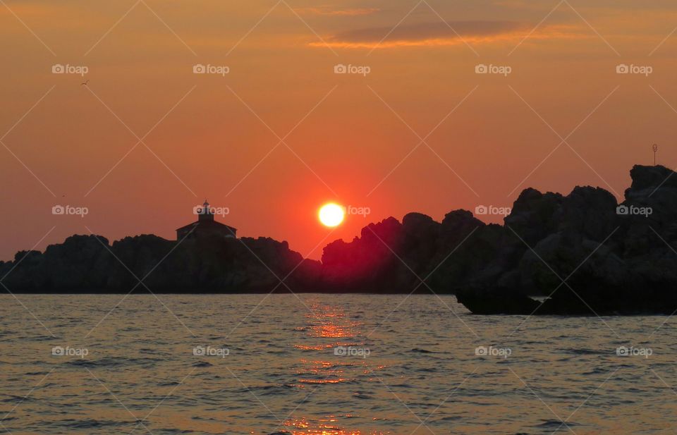 Sunset cruise on the Adriatic