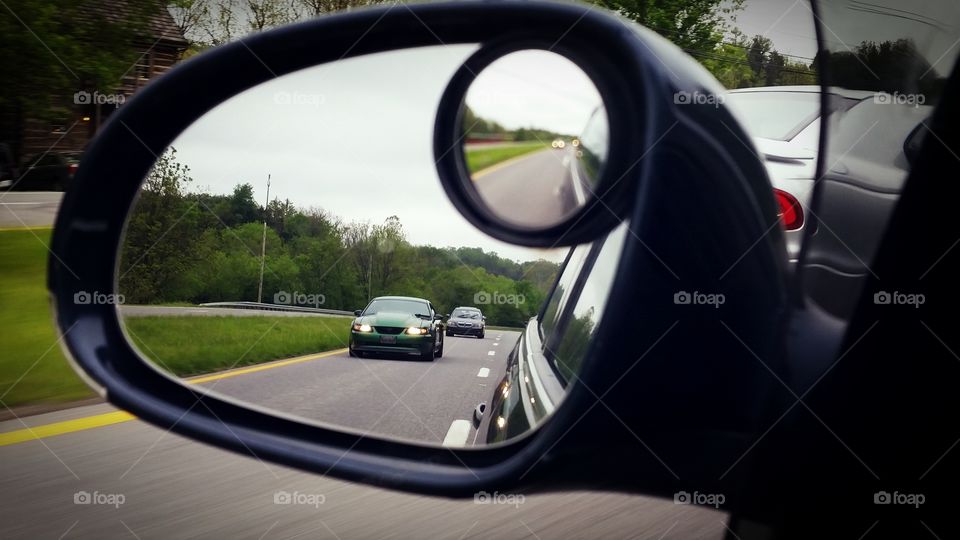 Ford Mustang reflection